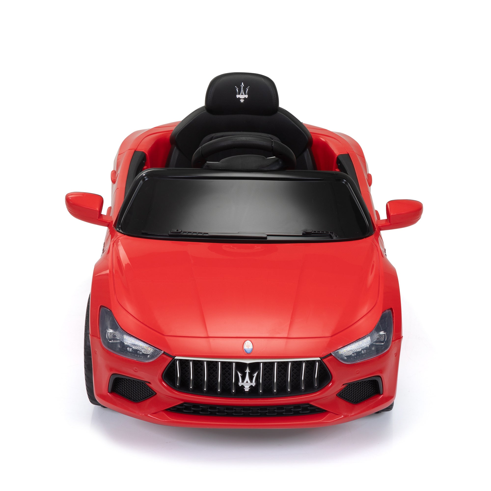Maserati Ghibli-licensed 12V Kids Ride on Car with Remote Control, Music and Lights, Red