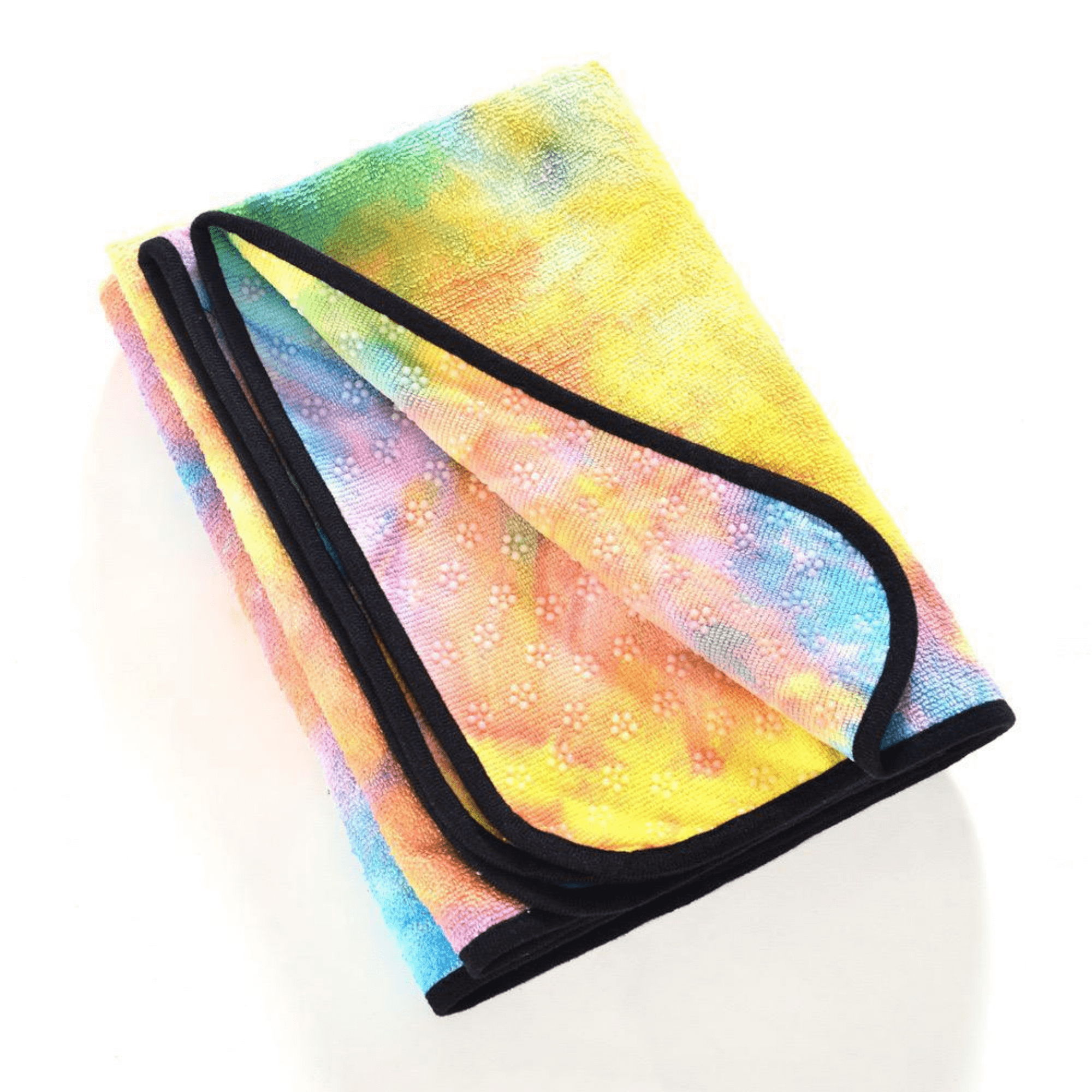 Tie-Dye Yoga Towel - Sweat Absorbent, Non-Slip Bikram, Kundalini, Hot Yoga Mat Size Towel
