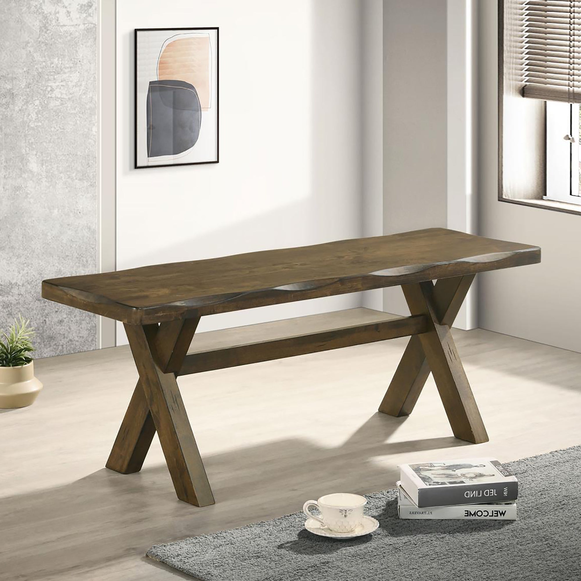 Knotty Nutmeg Dining Bench