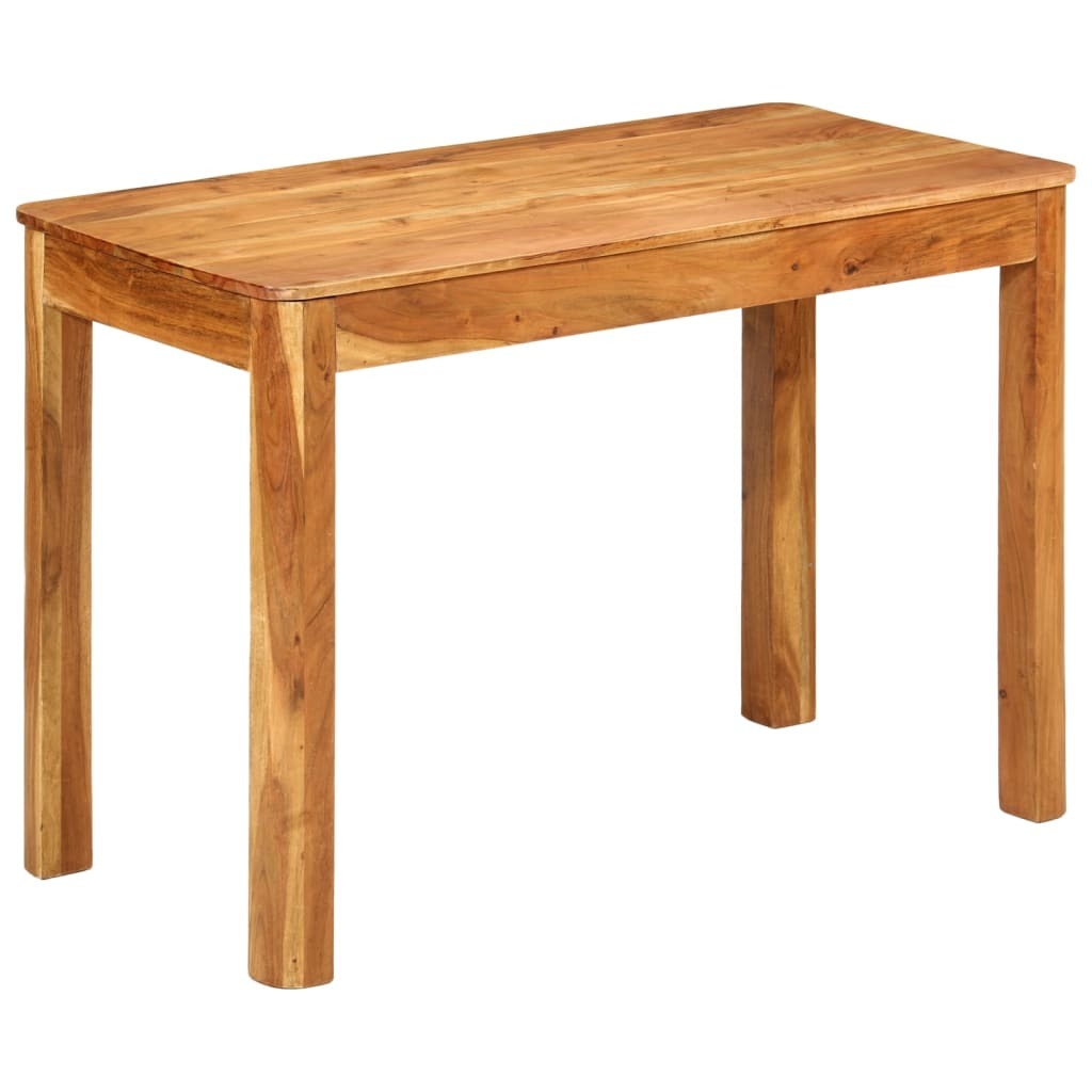 Dining Table 43.3"x21.7"x29.9" Solid Wood Acacia