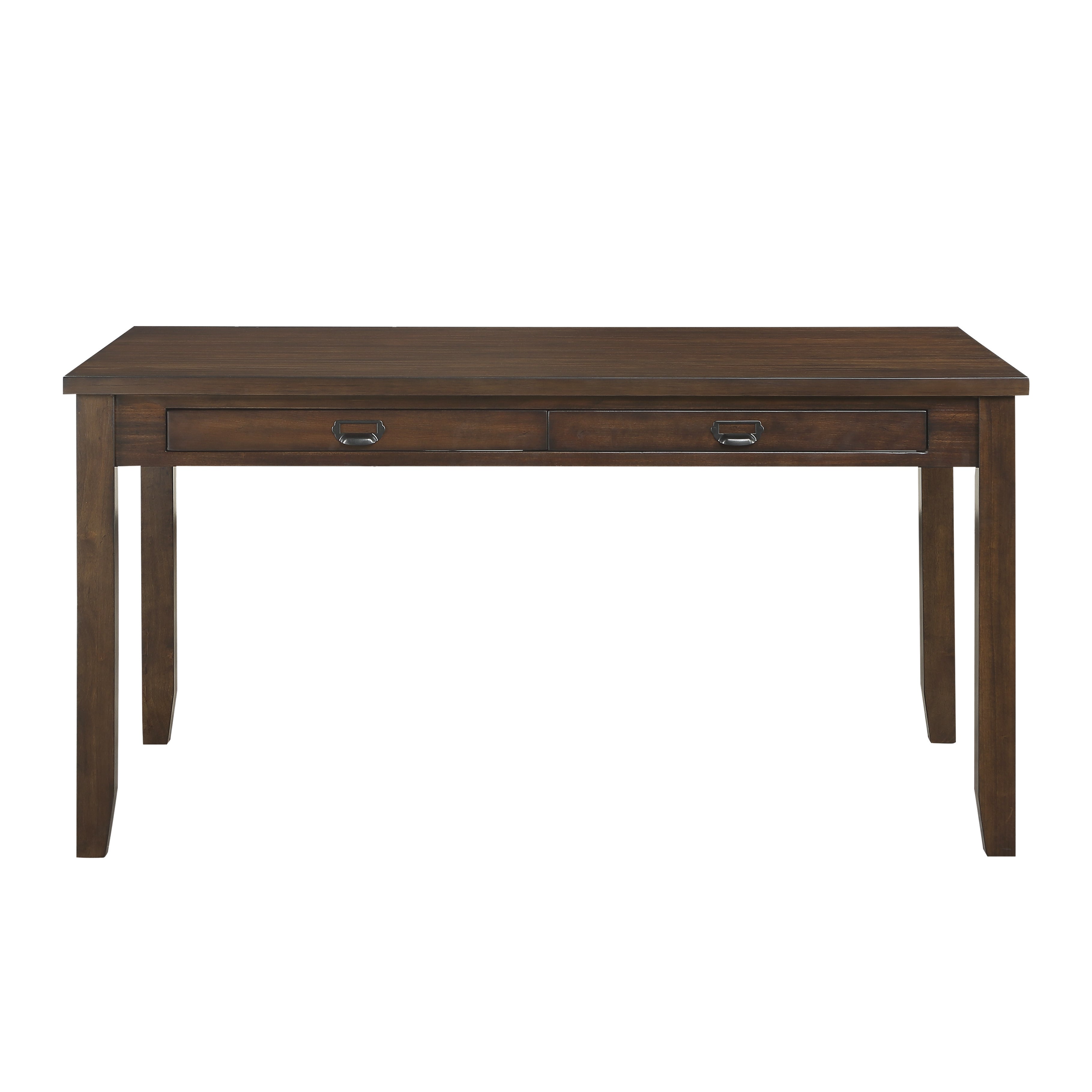Dark Cherry Finish Dining Table with 4 Drawers 1pc Transitional Style Wooden Funiture Dining Kitchen Table
