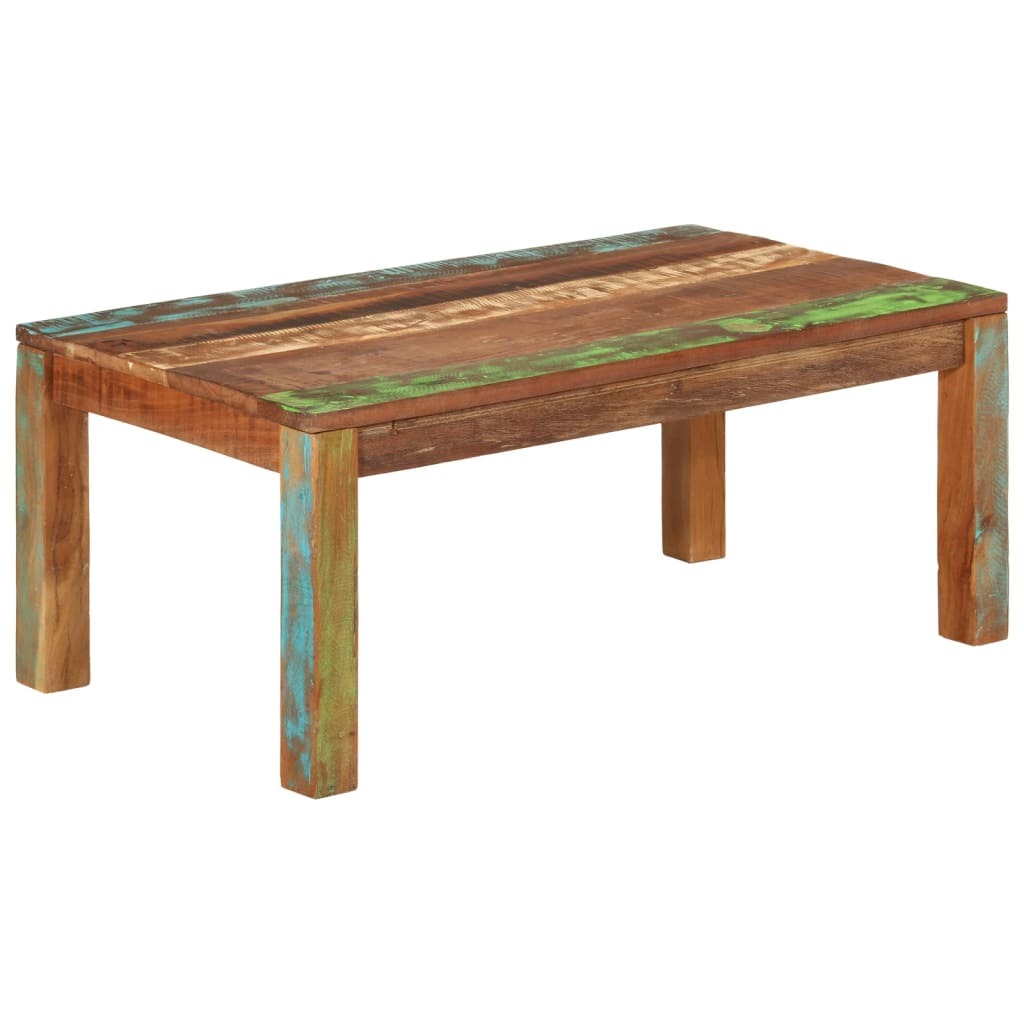 Coffee Table 39.4"x21.7"x15.7" Solid Reclaimed Wood