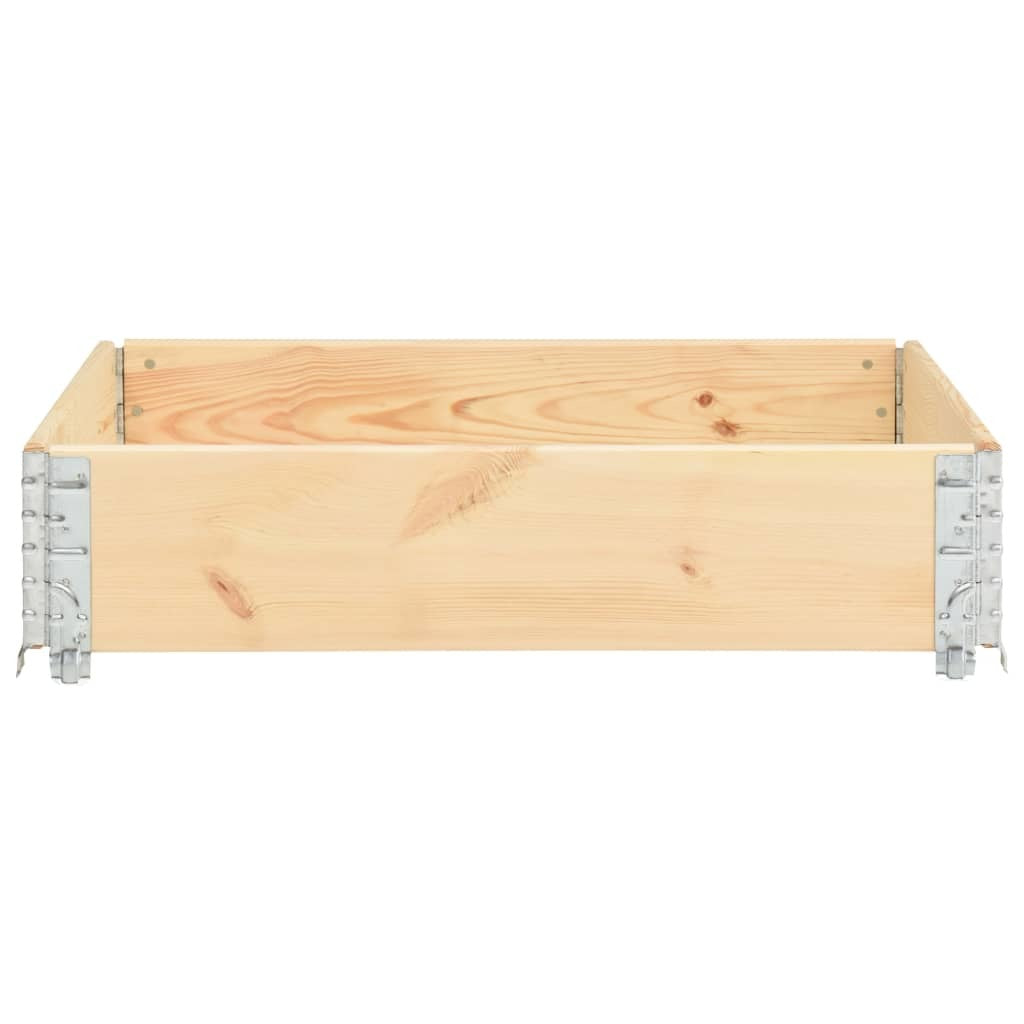 Pallet Collar 39.4"x39.4" Solid Pine Wood