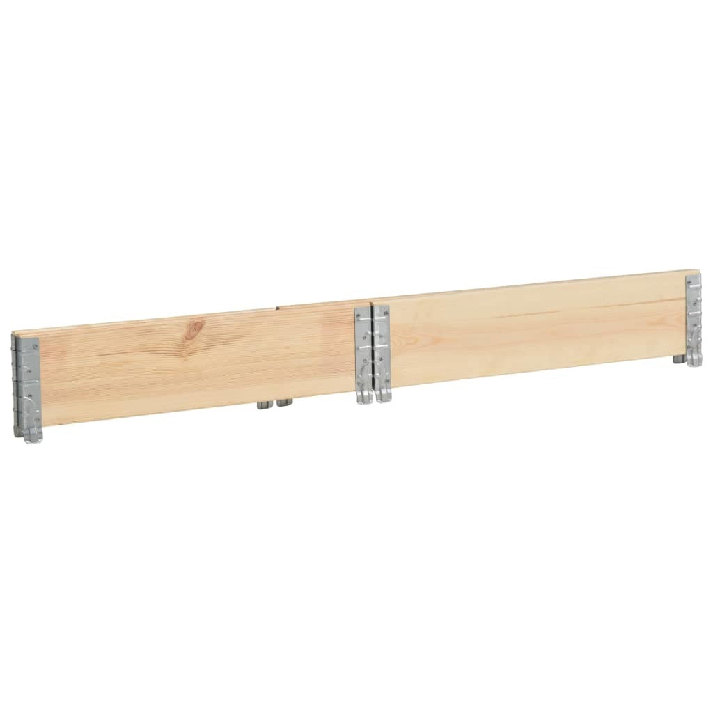 Pallet Collar 39.4"x39.4" Solid Pine Wood