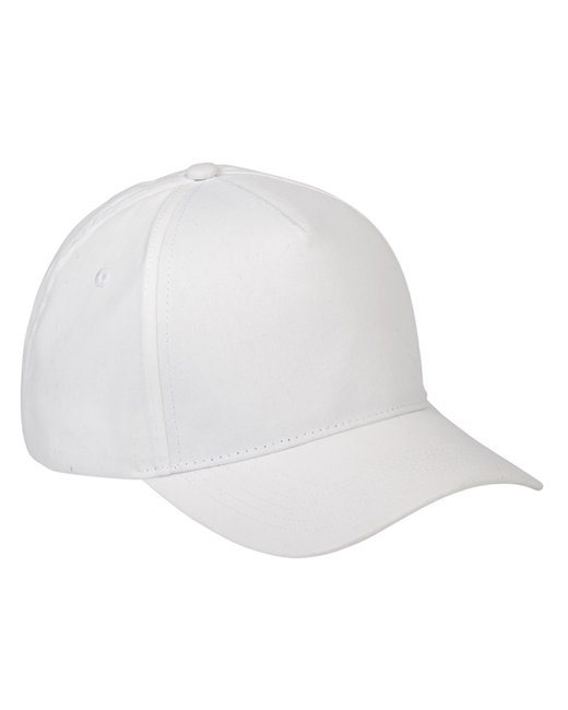 Big Accessories BX034 5-Panel Brushed Twill Cap
