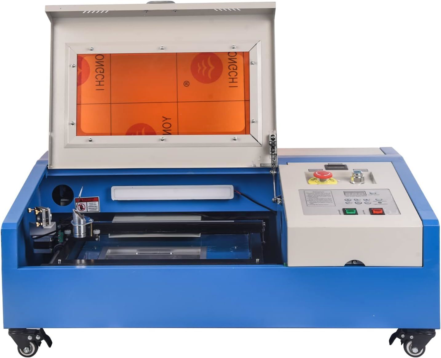 40W Laser Engraving Machine CO2 Laser Engraver with LED Monitor Display for Wood Acrylic Fabric