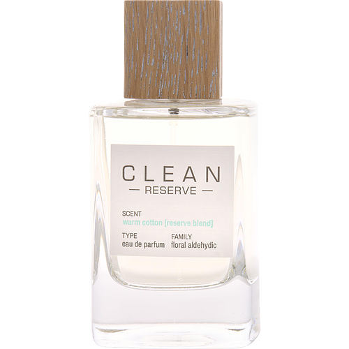 CLEAN RESERVE WARM COTTON by Clean EAU DE PARFUM SPRAY 3.4 OZ *TESTER