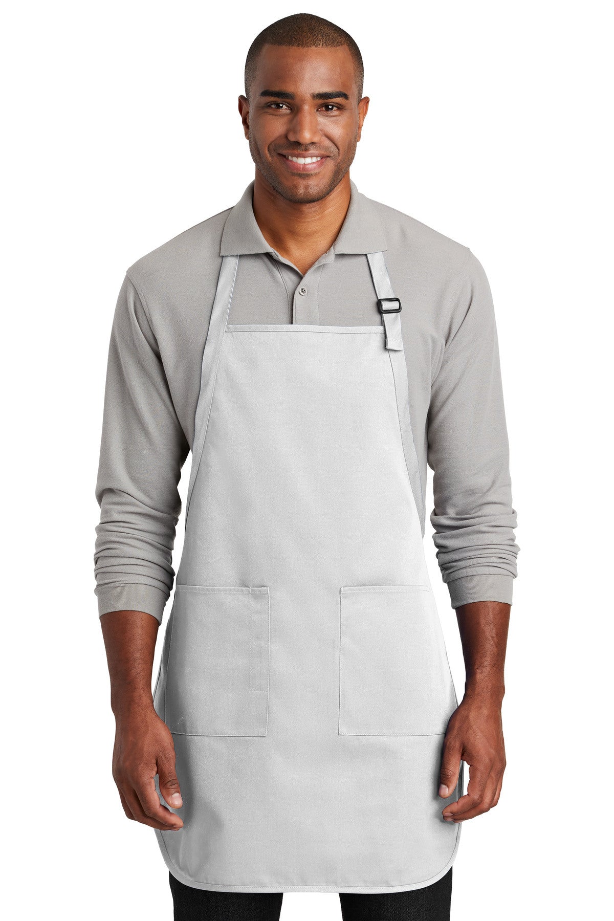 Port Authority Full-Length Two-Pocket Bib Apron A600