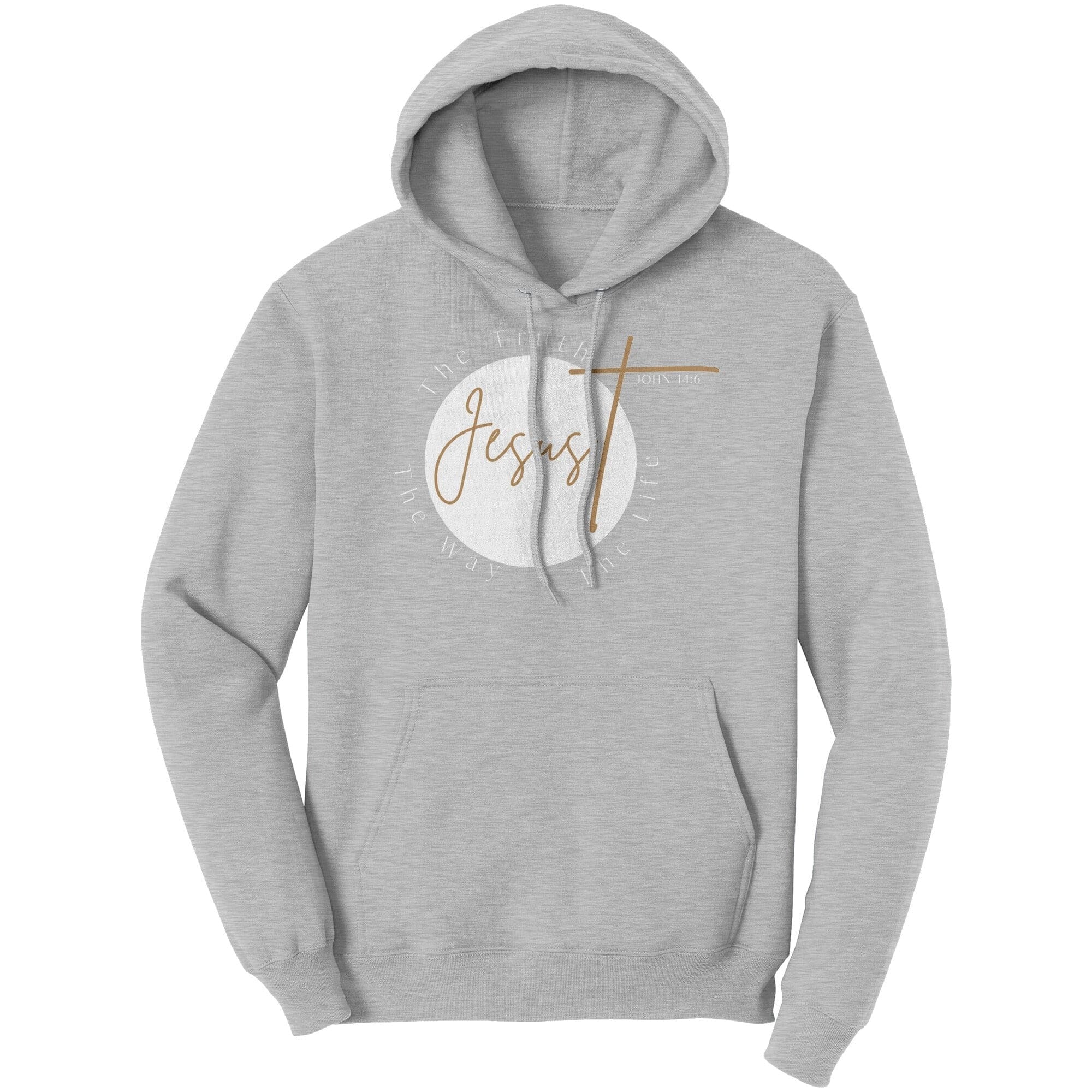 Graphic Hoodie, Jesus The Truth The Way The Life, Unisex Sweatshirt