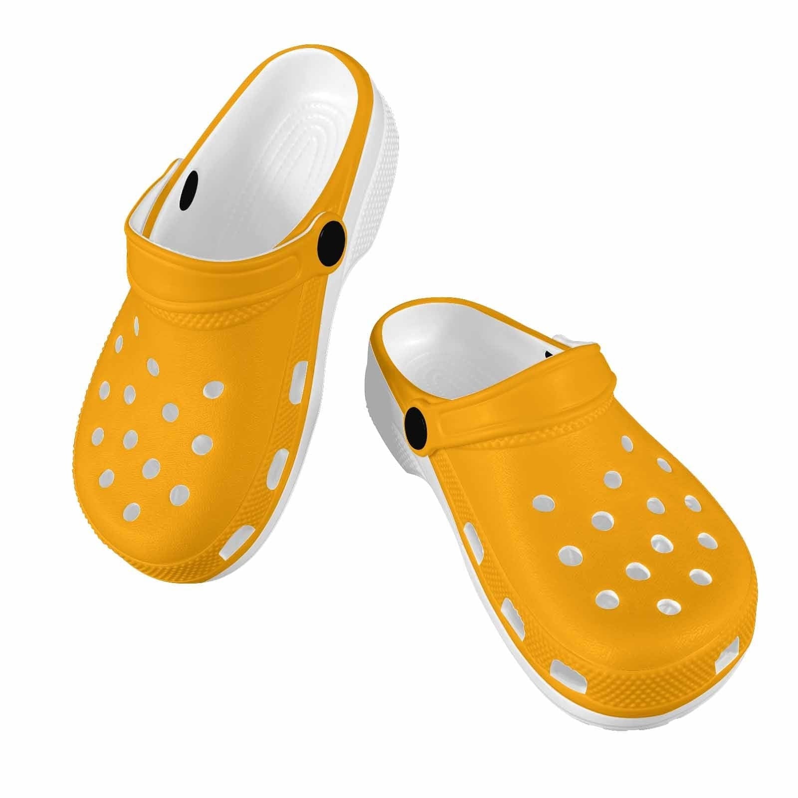 Bright Orange Clogs For Youth