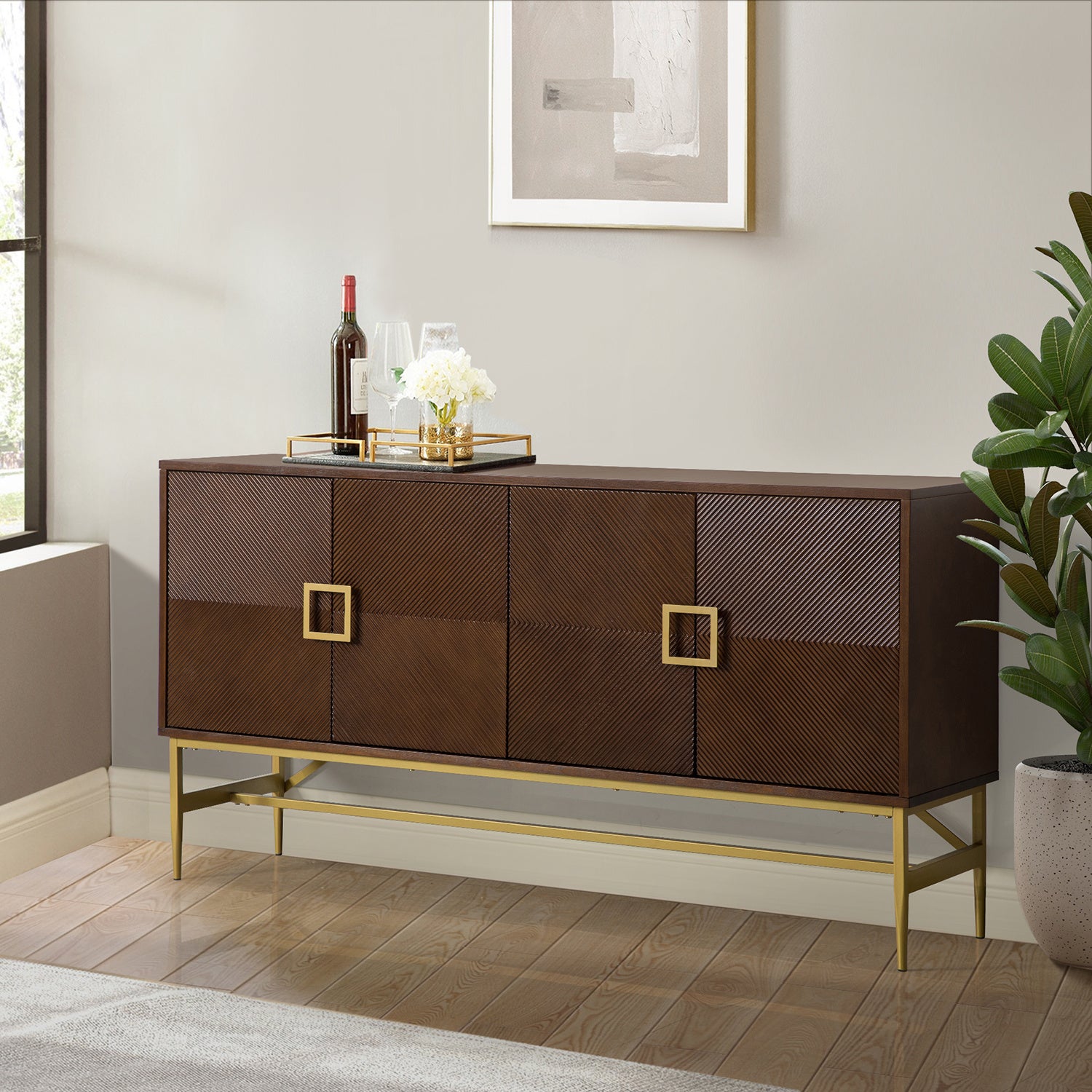 Egon 65'' Wide Sideboard WALNUT