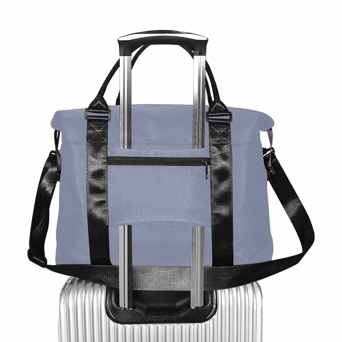 Cool Gray Duffel Bag, Large Travel Carry On