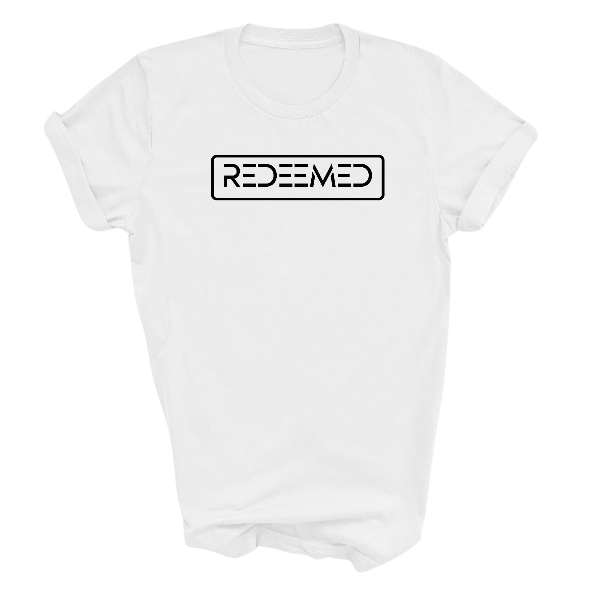 Graphic Tee T-shirt Redeemed Black Illustration