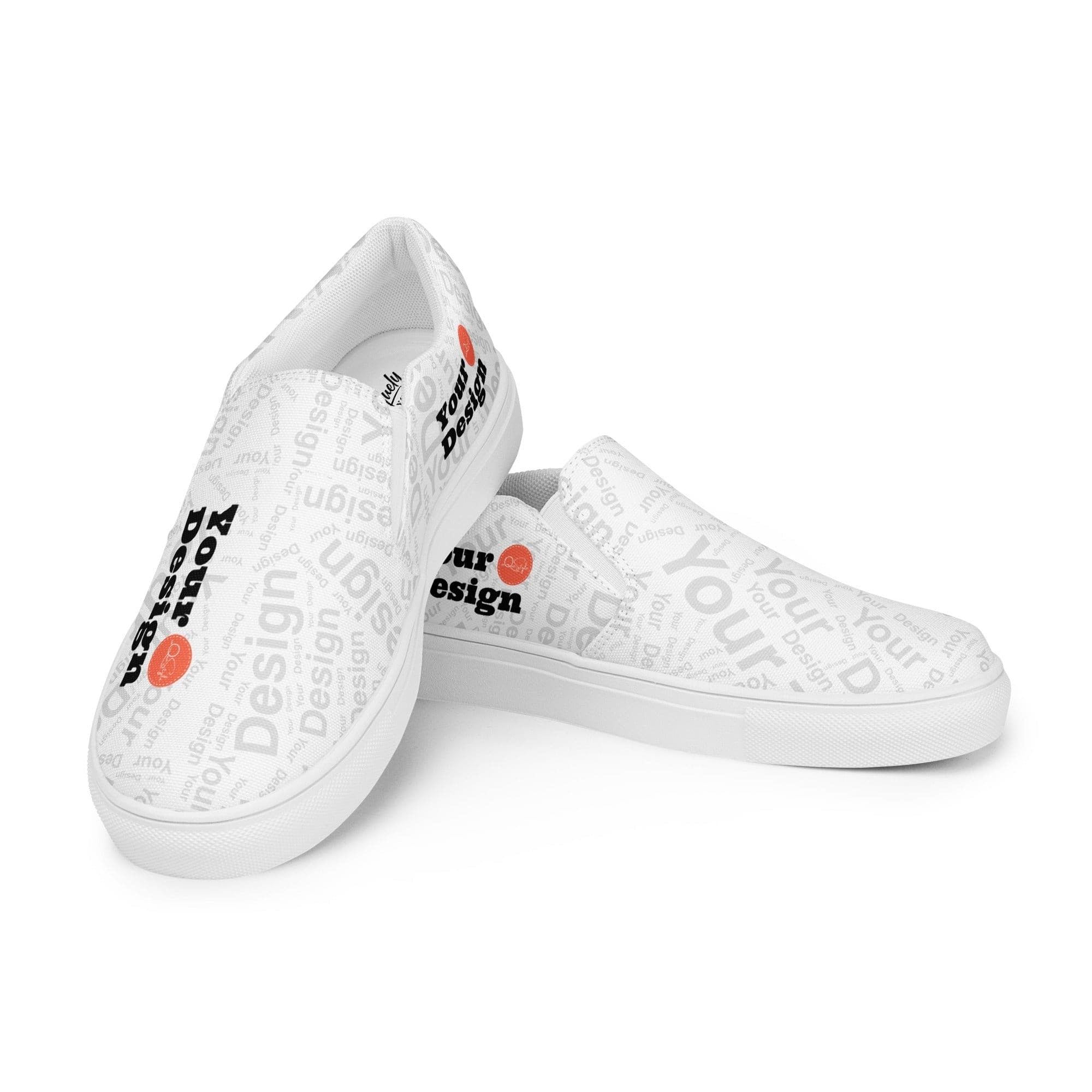 Custom Womens Slip-on Canvas Shoes