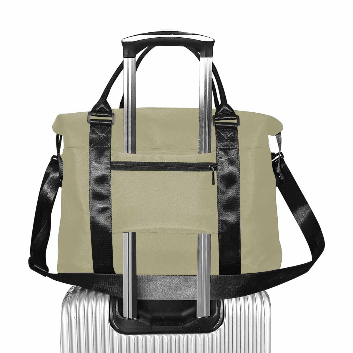 Dark Sage Green Duffel Bag, Large Travel Carry On