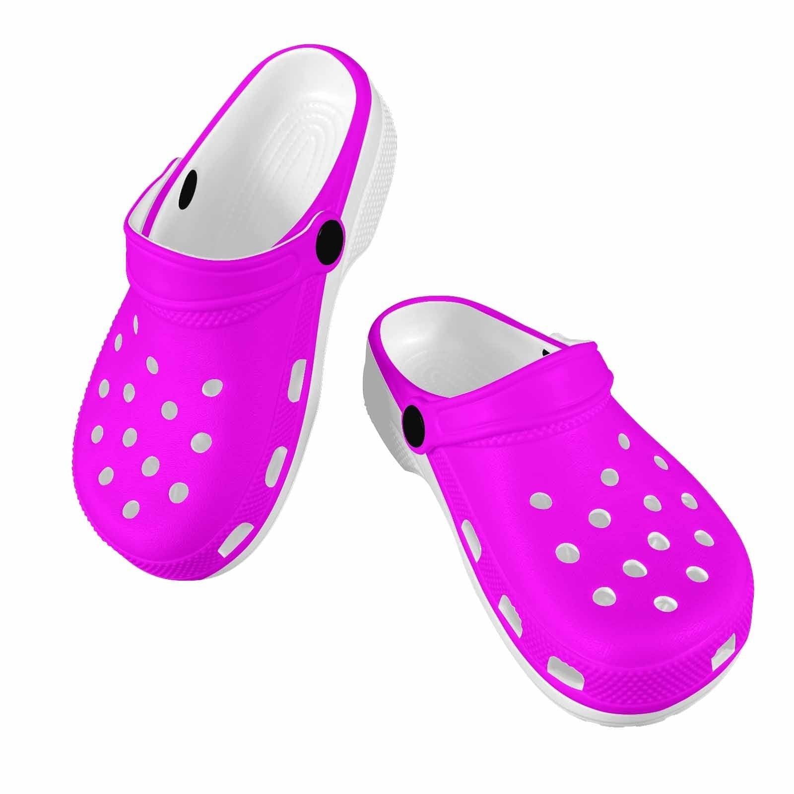 Fuchsia Pink Clogs For Youth