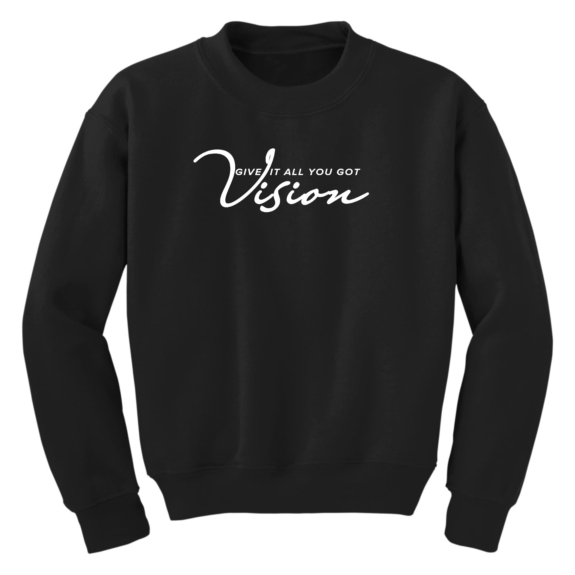 Girls Graphic Sweatshirt, Vision - Give It All You Got