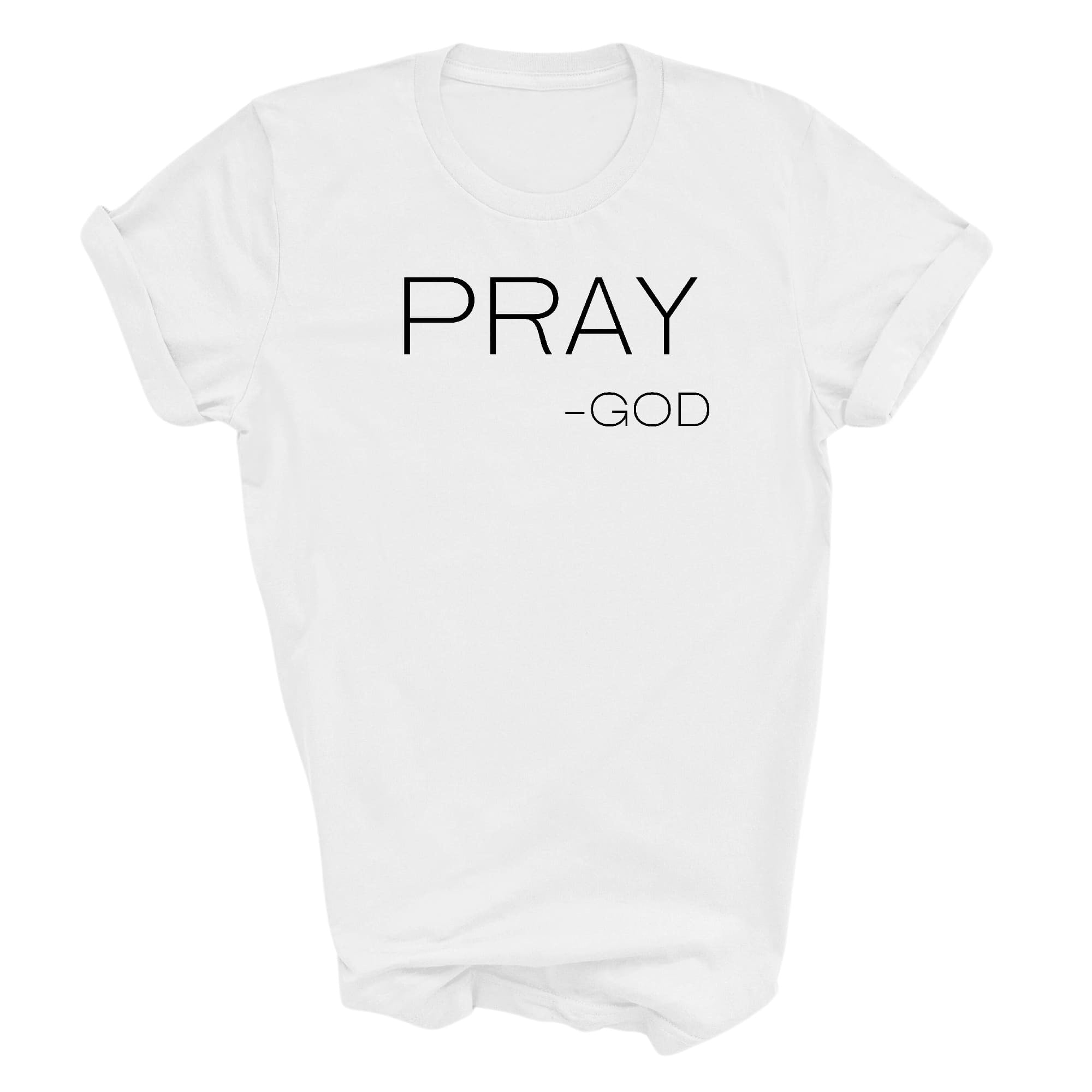 Graphic Tee T-shirt Say It Soul, "pray-god" Statement T-shirt,