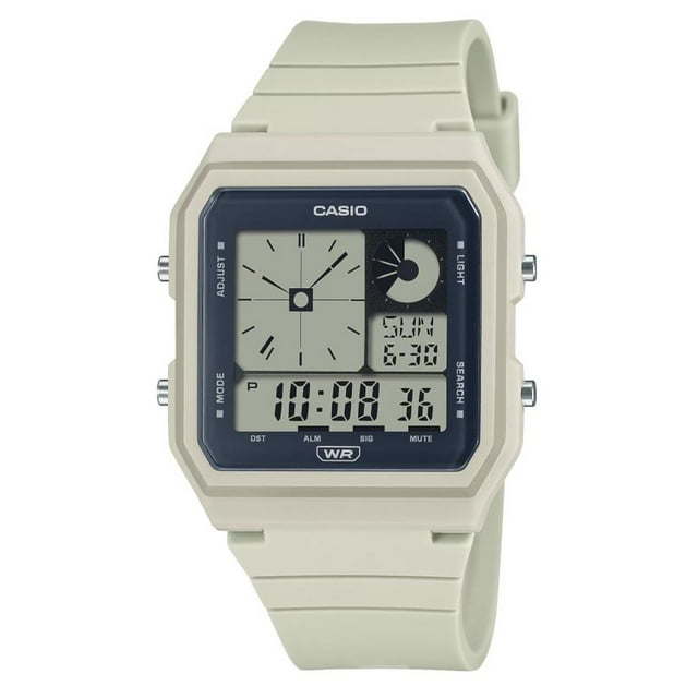 Casio Unisex Ivory LC Analog Digital Watch LF20W-8A
