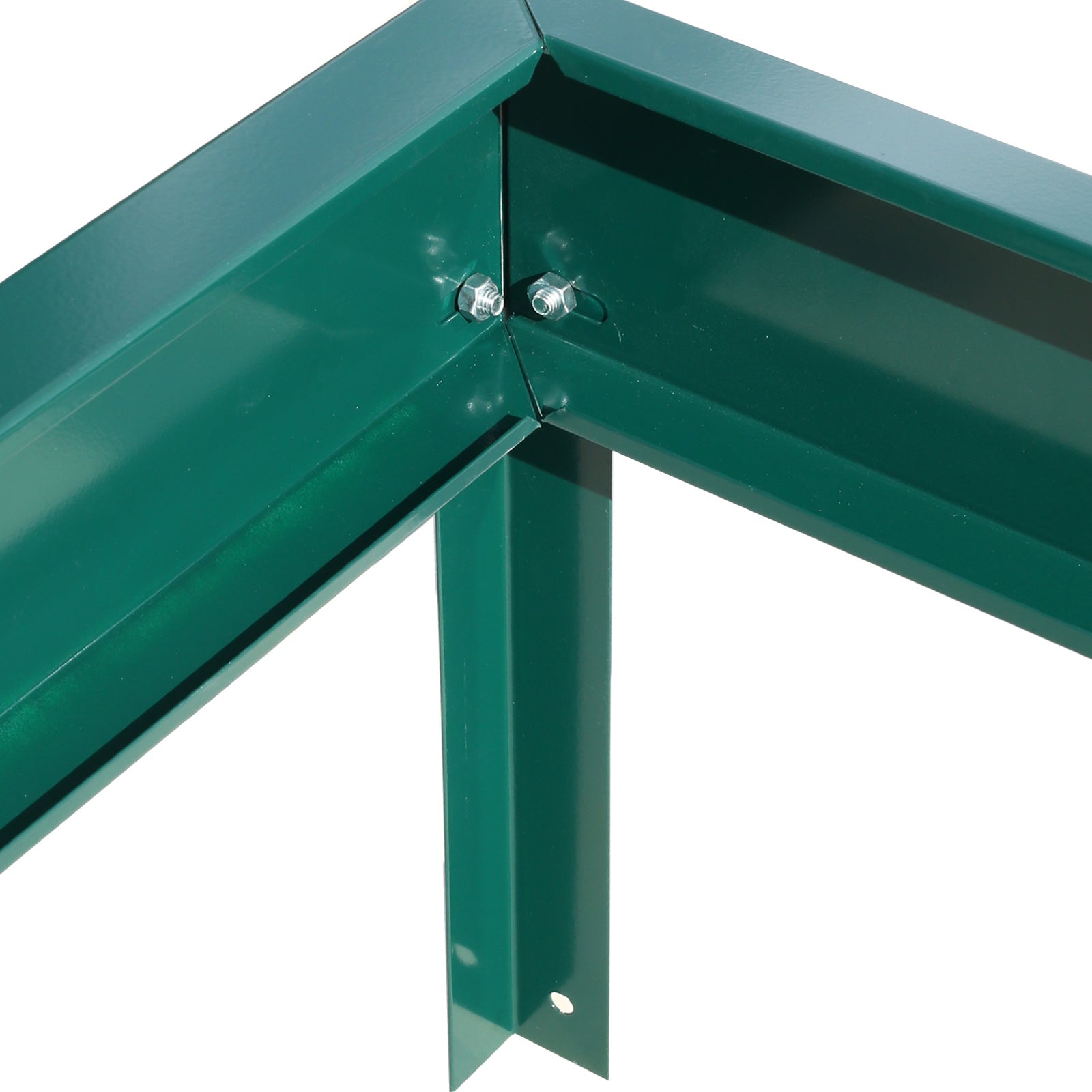 6.3'*12.2'*7' Polycarbonate Greenhouse, Heavy Duty Outdoor Aluminum Walk-in Green House Kit with Rain Gutter, Vent and Door for Backyard Garden, color green