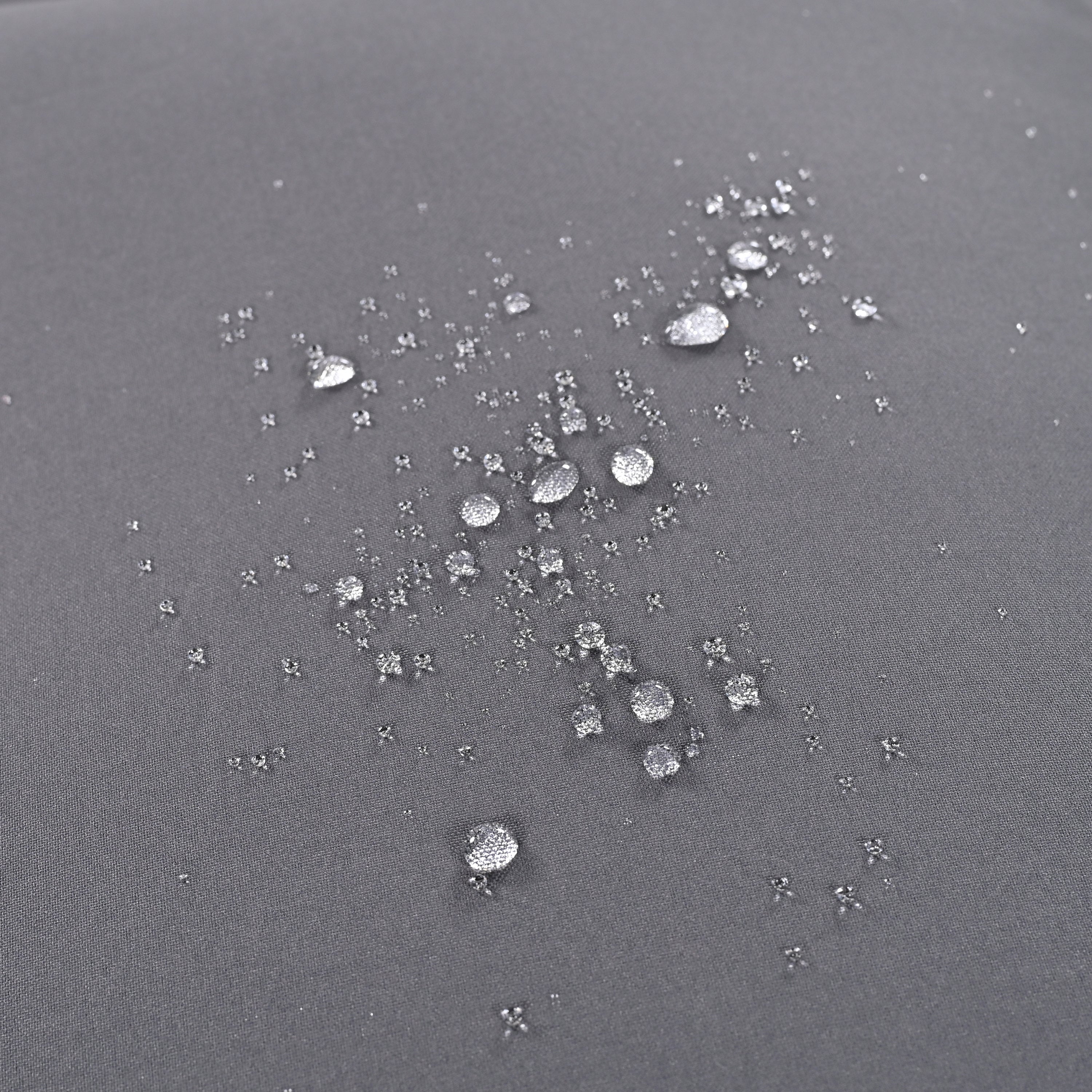 TREXM 4-Piece Patio Conversation Set, Solid Wood Loveseat, 2 Chairs and Table, Outdoor Conversation Group with Cushions for Backyard, Poolside, Garden (Dark Grey Cushion + Grey Rope)