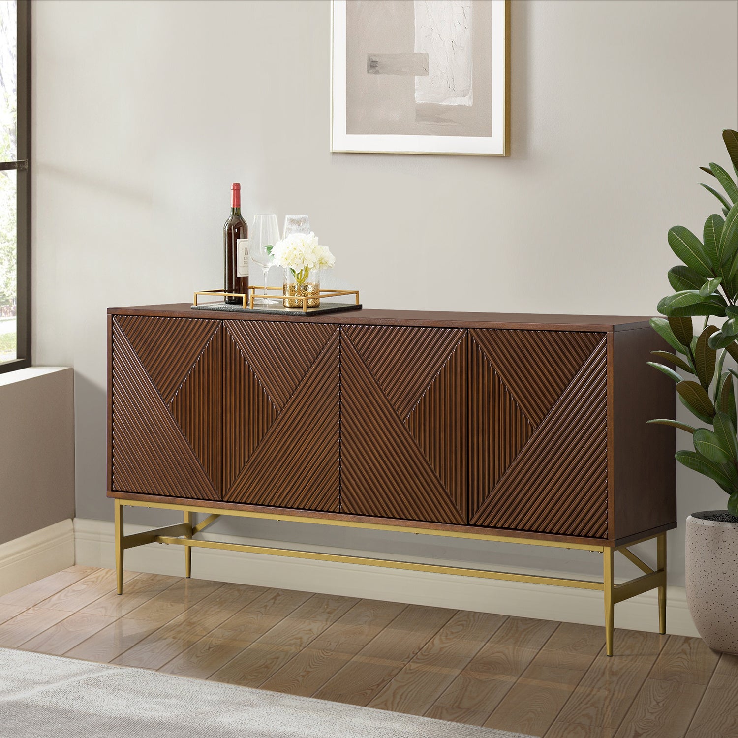 Tits 65'' Wide Sideboard WALNUT
