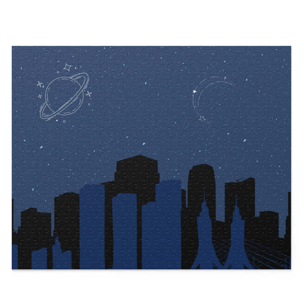 Out Of Space City Jigsaw Puzzle 500-Piece