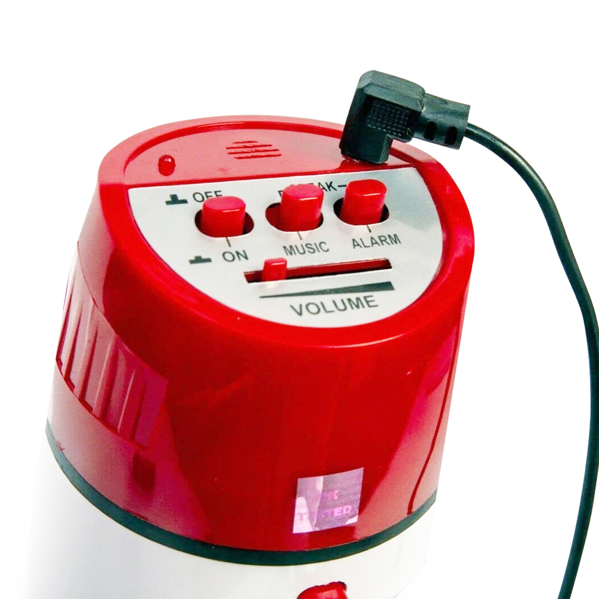 5 CORE 40W Megaphone Bullhorn Cheer Bull Horn Speaker Rechargeable Megafono 1000 Yard Range Siren Recording USB SD Card AUX Detachable Microphone for