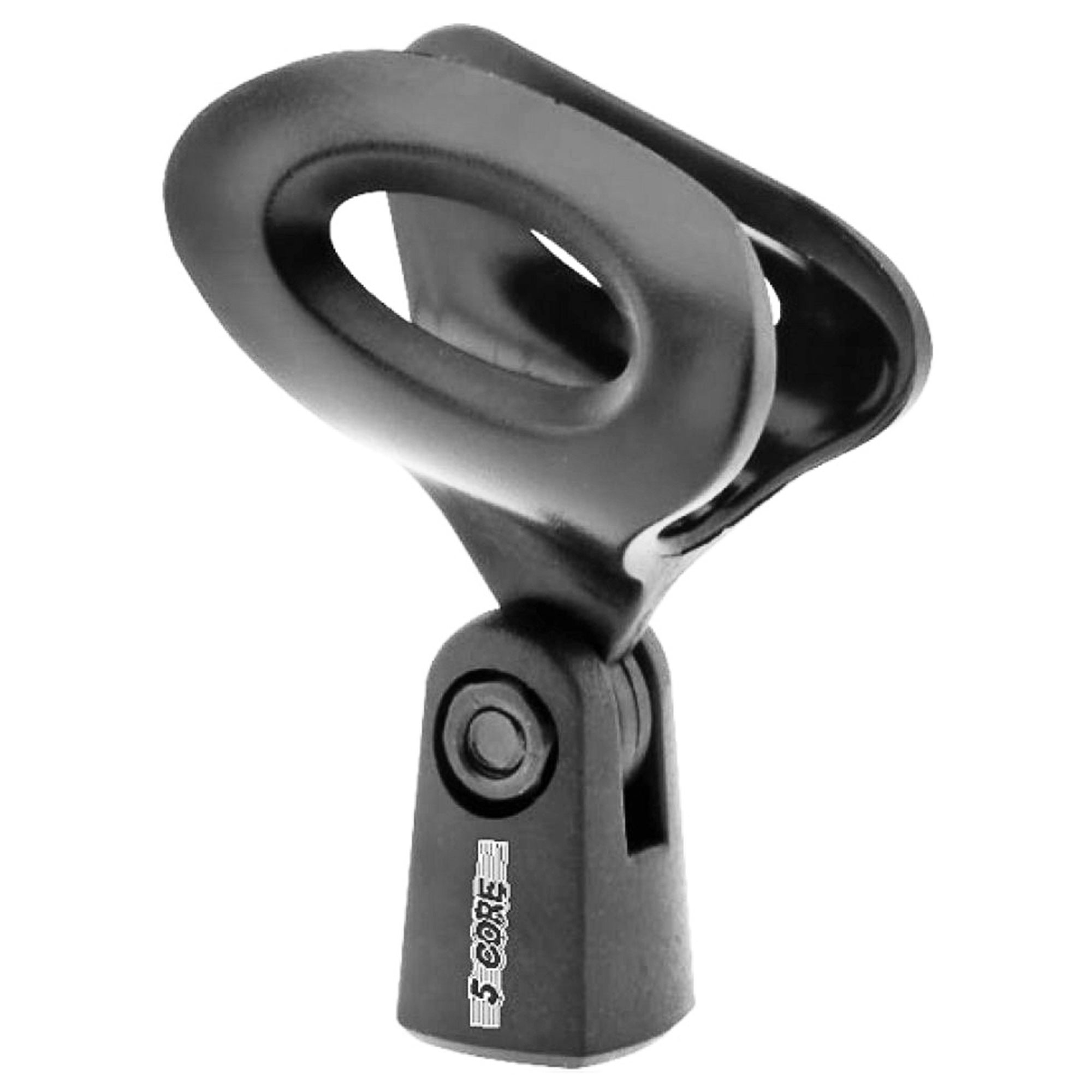 5 Core 3 Pieces Mic Clips for Stands Microphone Clip Holder Universal Adjustable with 5/8" Male to 3/8" Female Screw Adapter Suitable for Handheld Mic