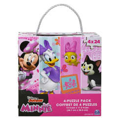 Minnie Mouse 24 Piece 4-Pack Puzzle