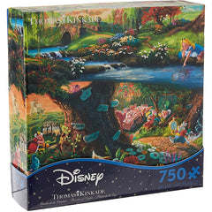 Ceaco Thomas Kinkade Disney Dreams Jigsaw Puzzle - Alice in Wonderland 750 Pieces