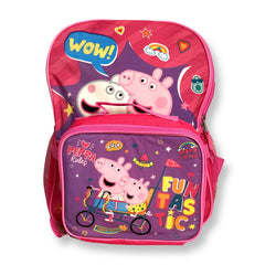 Peppa Pig Funtastic 16 Inch Backpack and Lunch Bag Set