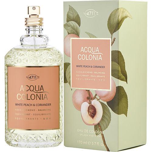 4711 ACQUA COLONIA by 4711 WHITE PEACH & CORIANDER EAU DE COLOGNE SPRAY 5.7 OZ
