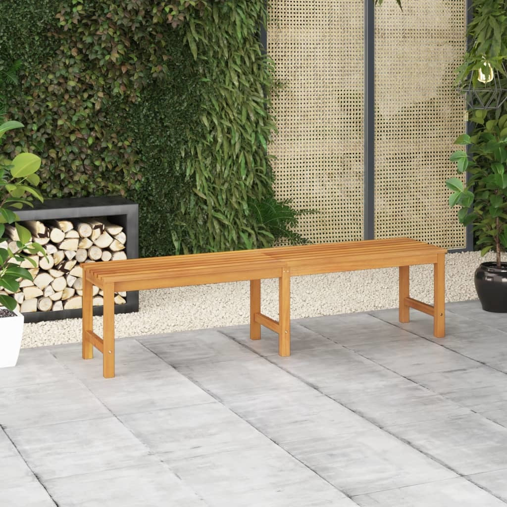 Patio Bench 70.9" Solid Teak Wood