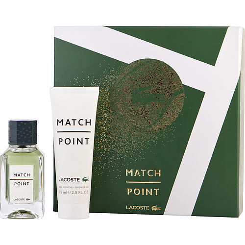 LACOSTE MATCH POINT by Lacoste EDT SPRAY 1.7 OZ & SHOWER GEL 2.5 OZ