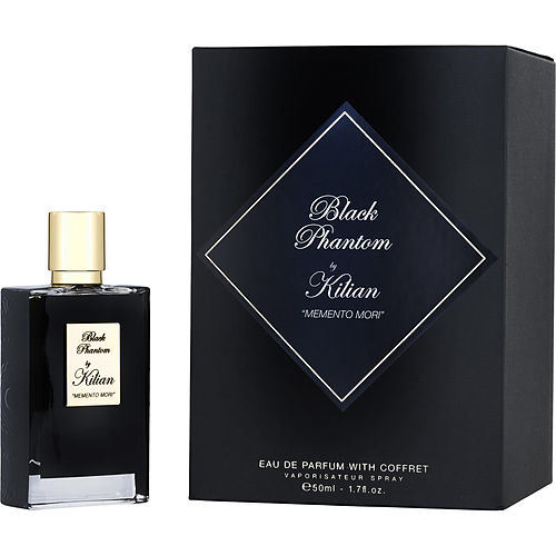 KILIAN BLACK PHANTOM by Kilian EAU DE PARFUM SPRAY REFILLABLE 1.7 OZ & CLUTCH