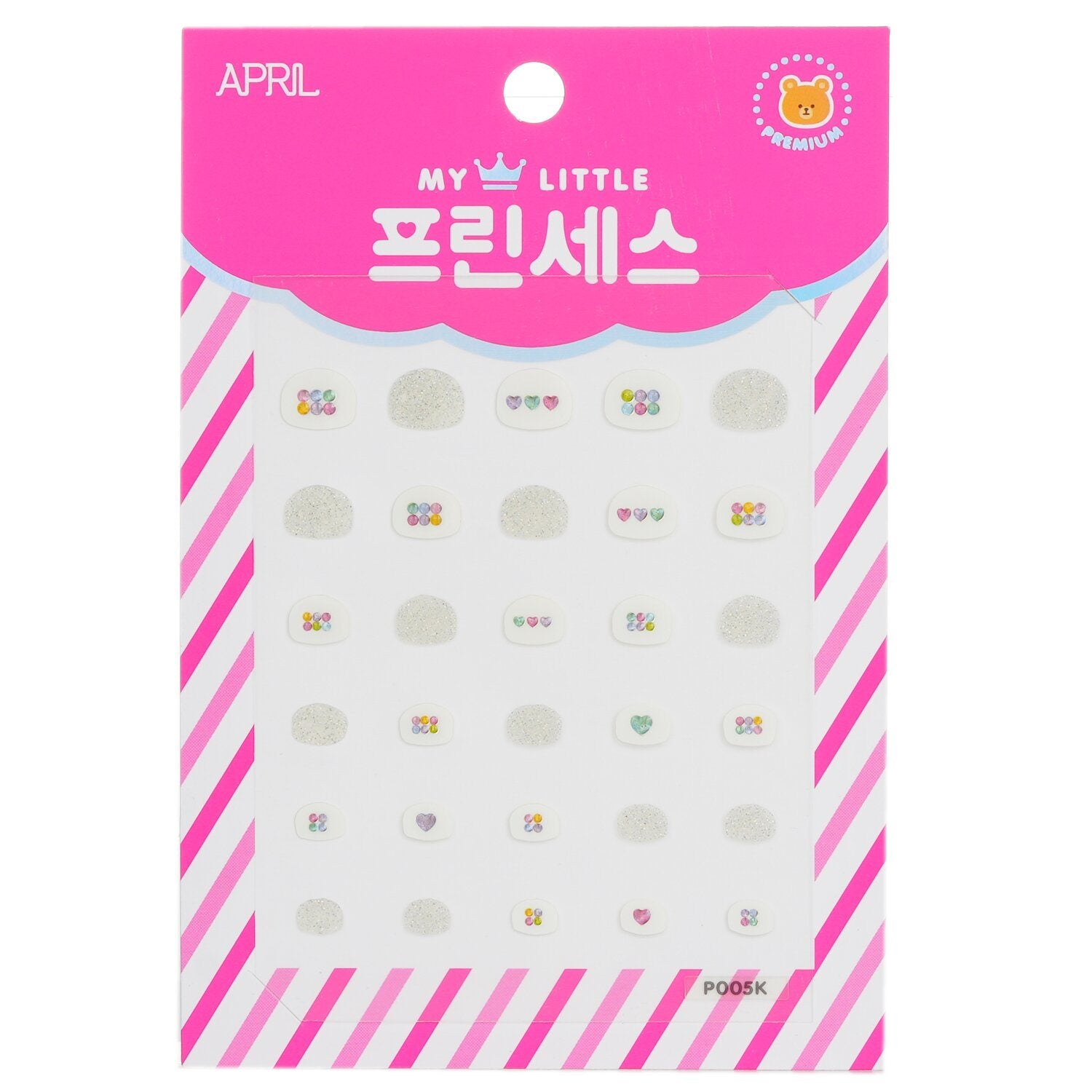 APRIL KOREA - Princess Kids Nail Sticker - # P005K 041190 1pack