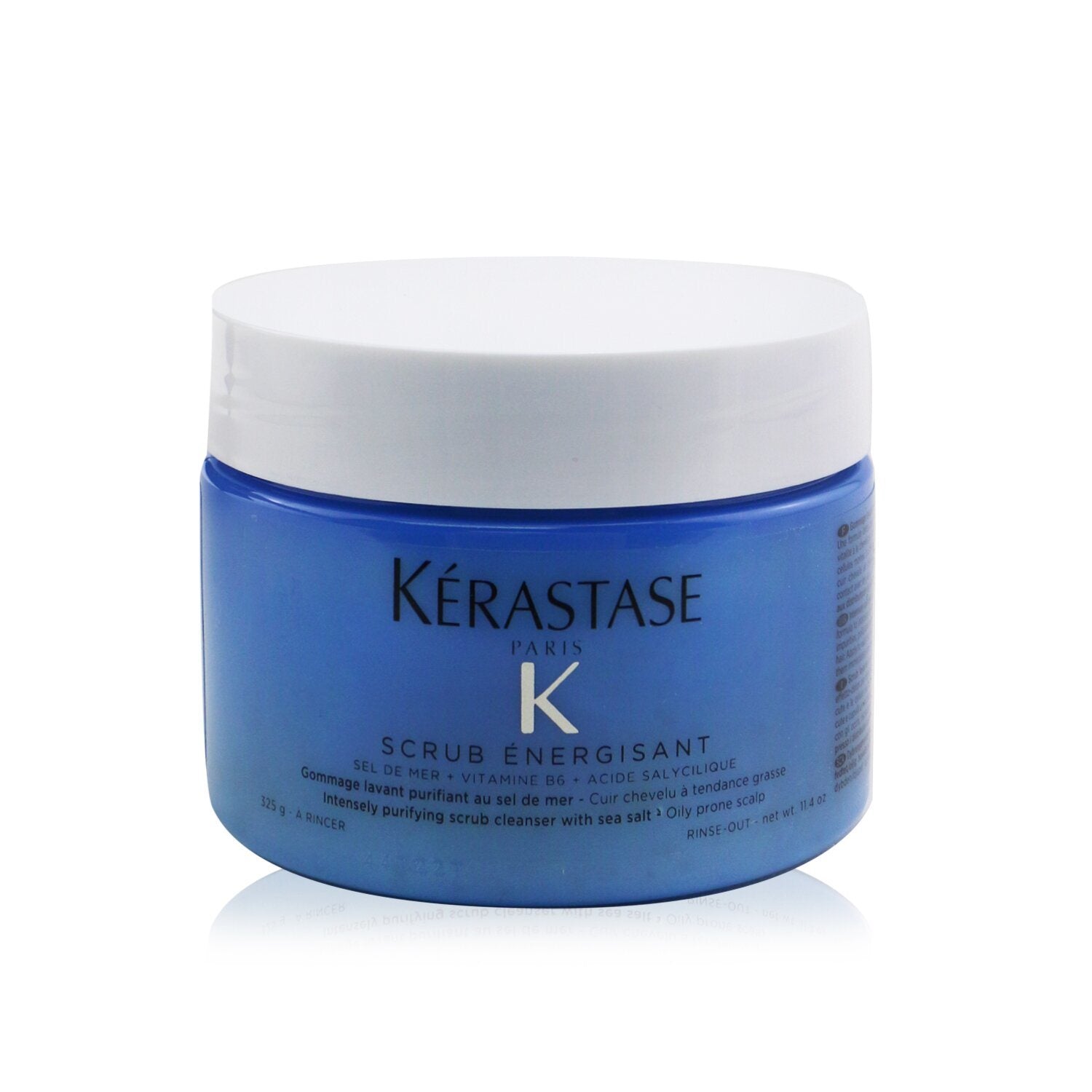 KERASTASE - Fusio-Scrub Scrub Energisant Intensely Purifying Scrub Cleanser with Sea Salt (Oily Prone Scalp) 325ml/11.4oz