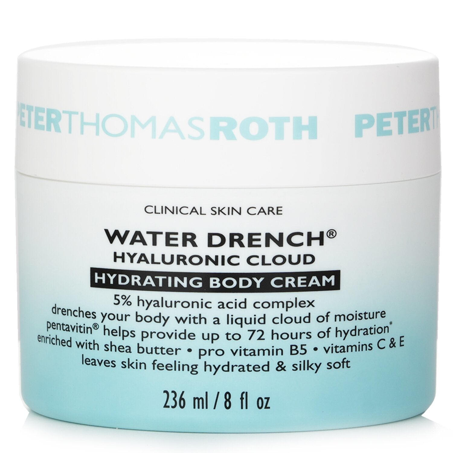 PETER THOMAS ROTH - Water Drench Hyaluronic Cloud Hydrating Body Cream 017692 236ml/ 8oz