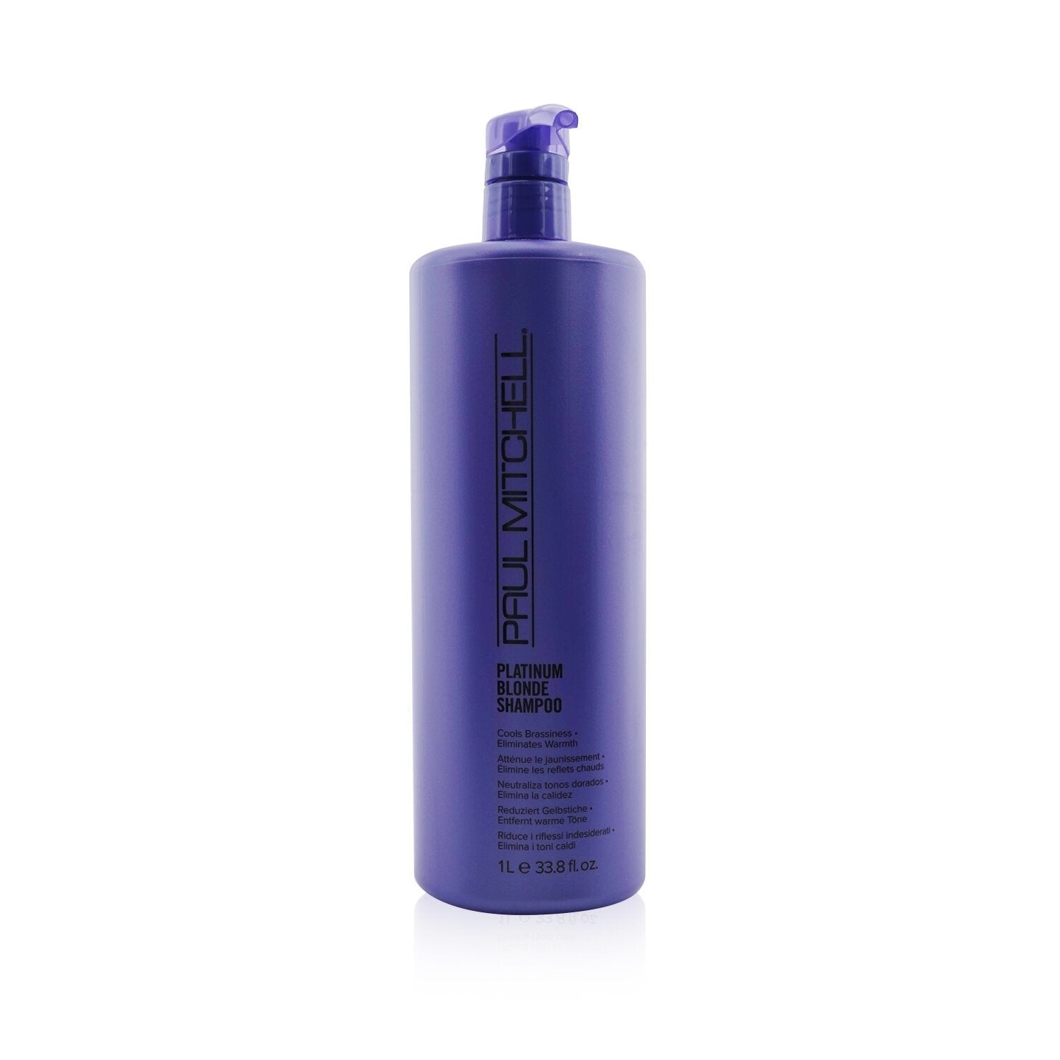 PAUL MITCHELL - Platinum Blonde Shampoo (Cools Brassiness - Eliminates Warmth) PMI211 1000ml/33.8oz