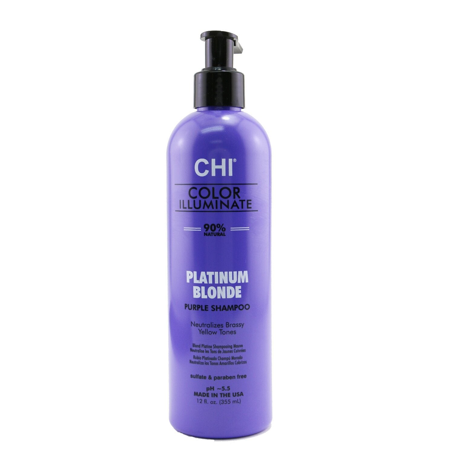 CHI - Ionic Color Illuminate Shampoo - # Platinum Blonde Purple Shampoo CHICIPS12 / 837245 355ml/12oz