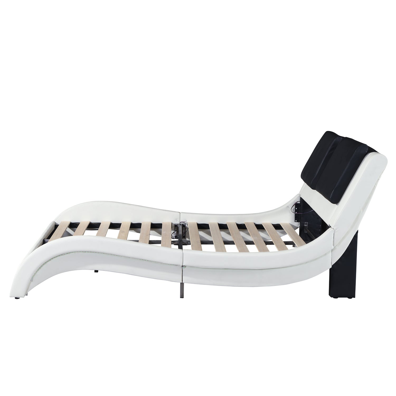 Faux Leather Upholstered Bed