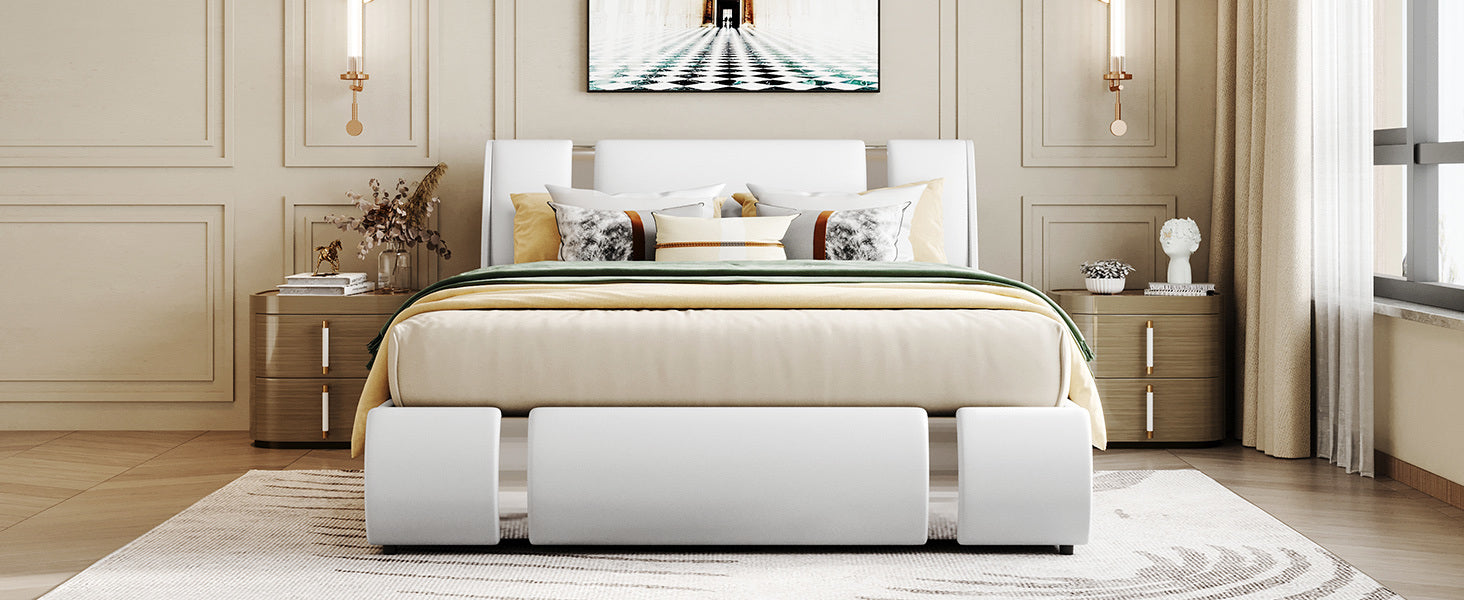 Queen Size Upholstered Bed