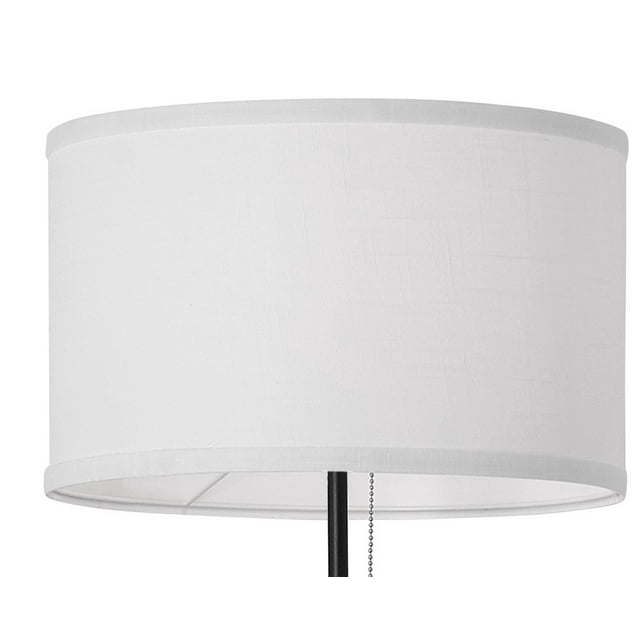 58" Black Metal Tripod Floor Lamp