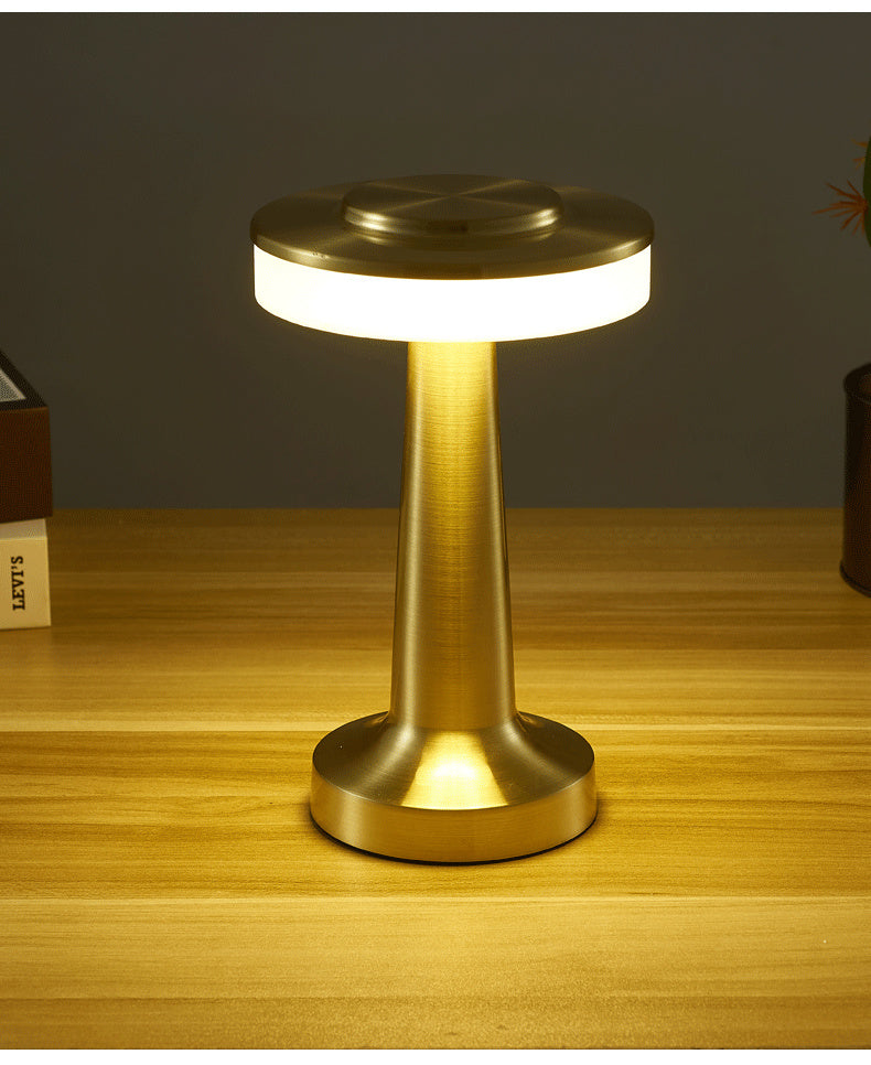 Dumbbell rechargeable table lamp outdoor small night light.