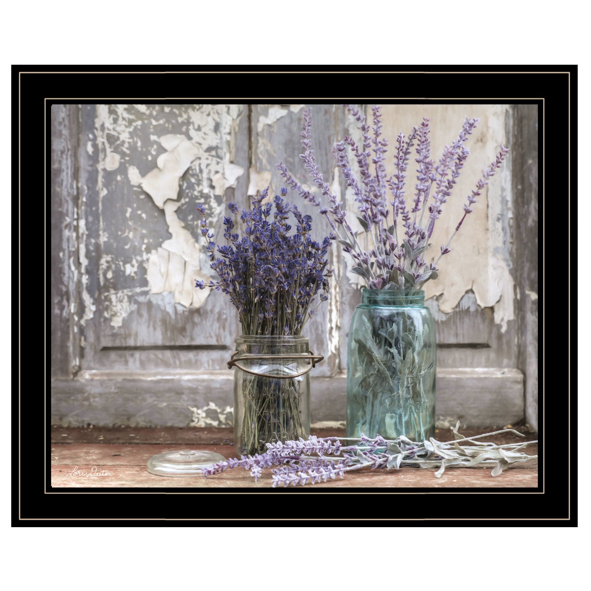 "Abundance of Beauty" by Lori Deiter, Ready to Hang Framed Print, Black Frame - Rainbowbestdeals