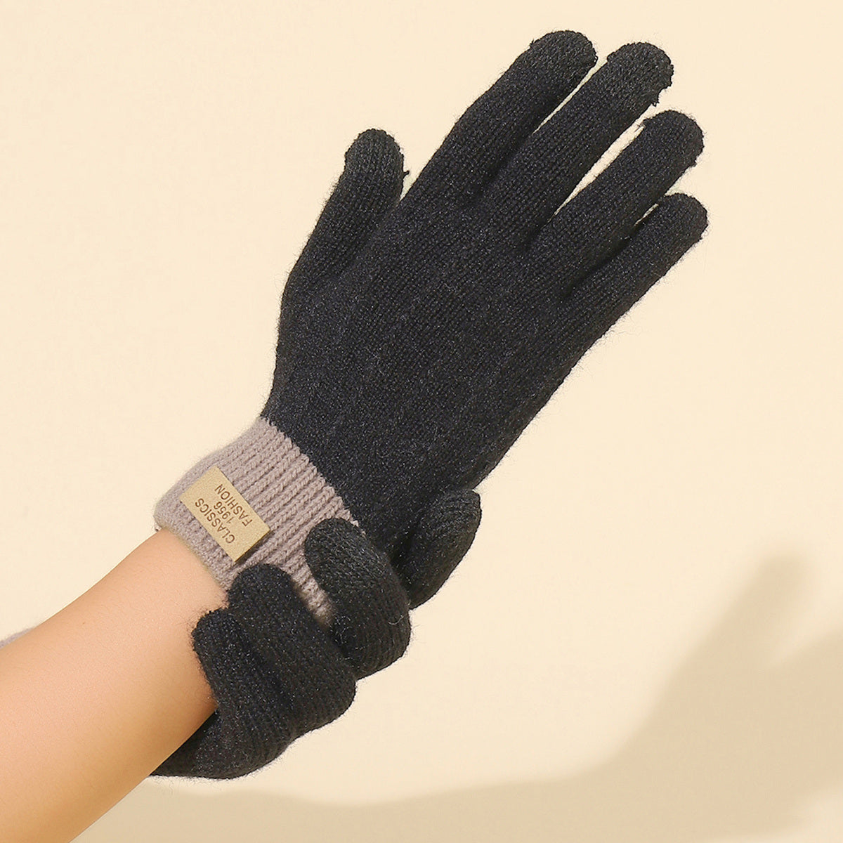 Ladies Winter Touch Screen Warm Knit Gloves