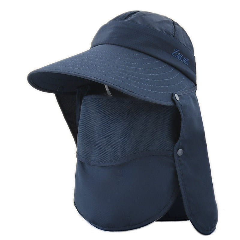 Outdoor Sun Protection Fishing Hat With Neck Shield For Beach Sports Cycling