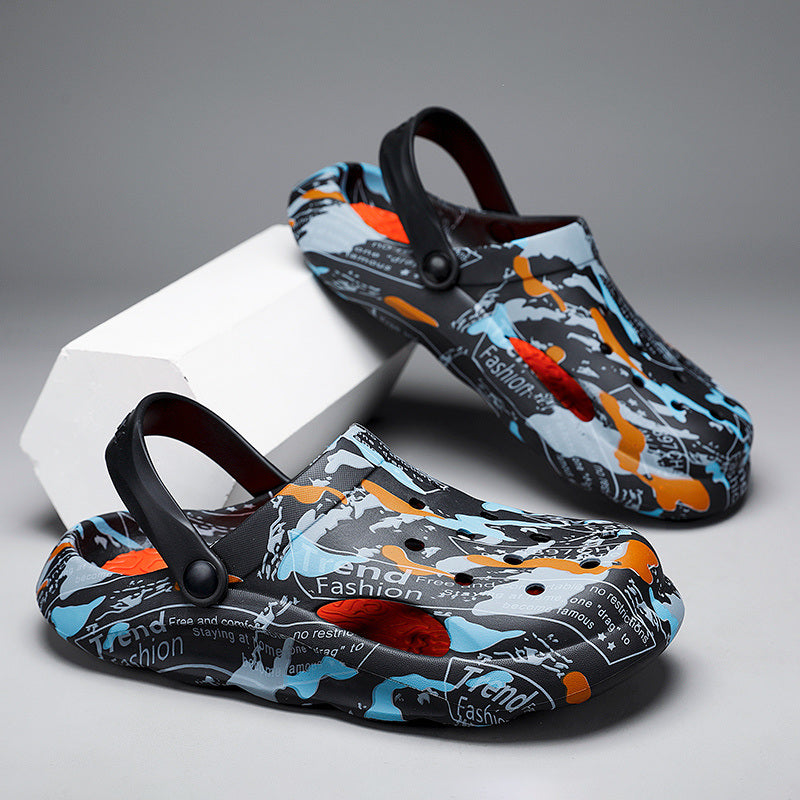New Letter Printed Comfortable Quick Dry Clogs For Men Women; Garden Shoes; Casual Non-slip Sandals Lightweight Slides Slippers For Indoor Outdoor Travel Beach Pool