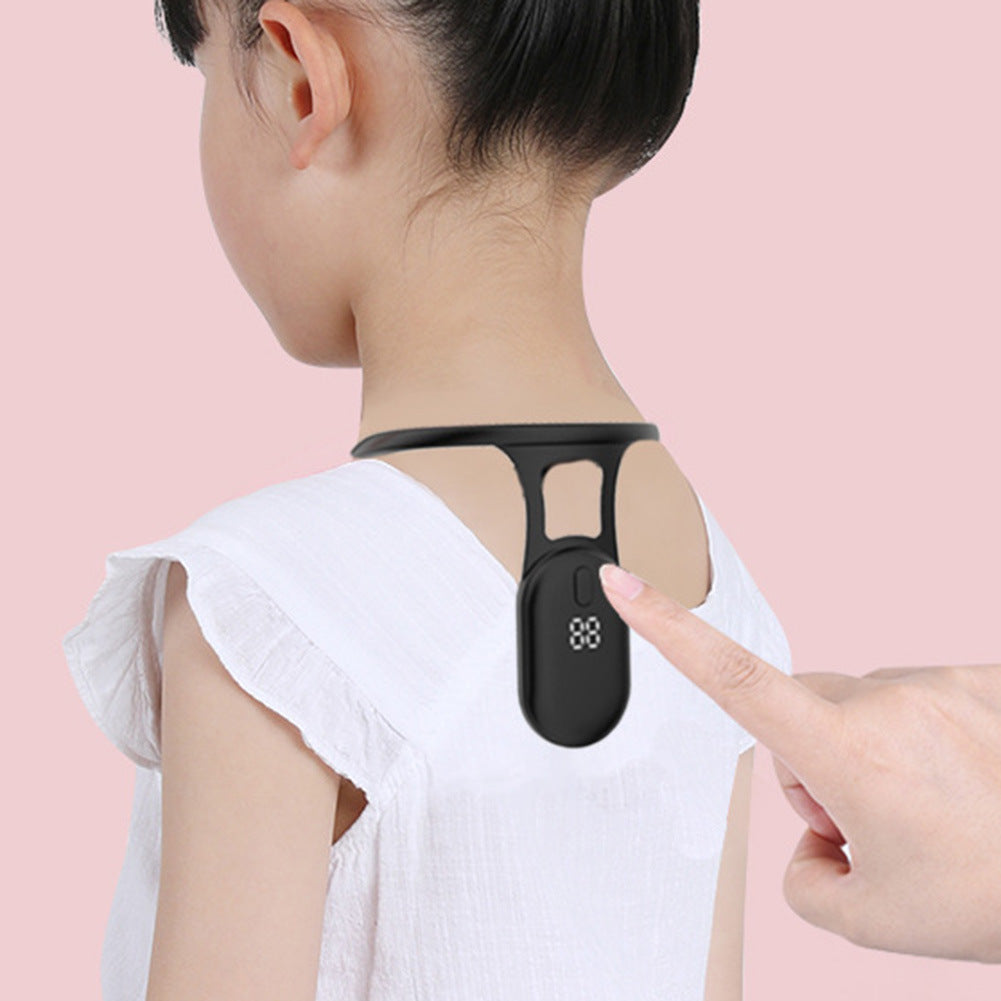 USB Back Brace Straightener Vibration Reminder LCD Electronic Pose Correction Posture Corrector Bone Care for Children